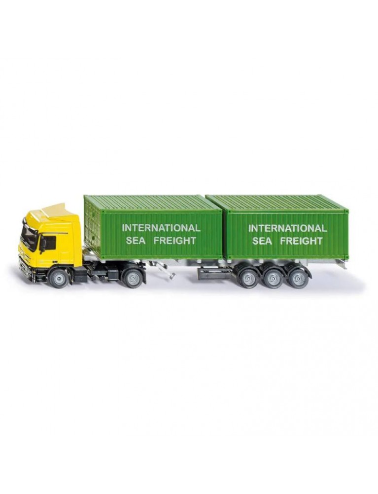 SIKU 1:50 MERCEDES ACTORS CONTAINER TRUCK 平治貨櫃拖車 SIKU 1:50 MERCEDES ACTORS CONTAINER TRUCK 平治貨櫃拖車