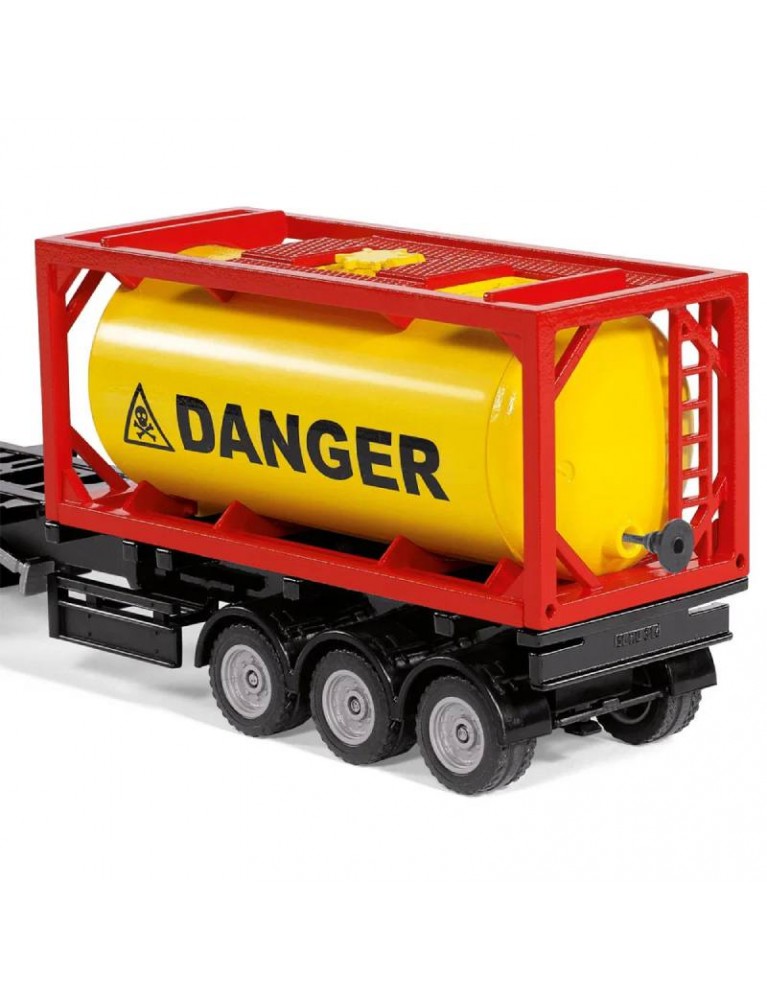 SIKU 1:50 MERCEDES-BENZ TRUCK WITH TANK CONTAINER 平治拖架車連儲存缸 SIKU 1:50 MERCEDES-BENZ TRUCK WITH TANK CONTAINER 平治拖架車連儲存缸