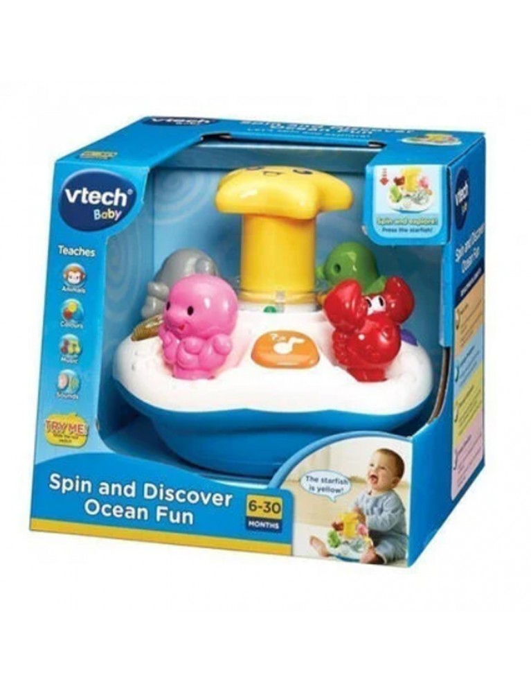 VTECH SPIN AND DISCOVER OCEAN FUN 海洋生物小轉子 VTECH SPIN AND DISCOVER OCEAN FUN 海洋生物小轉子