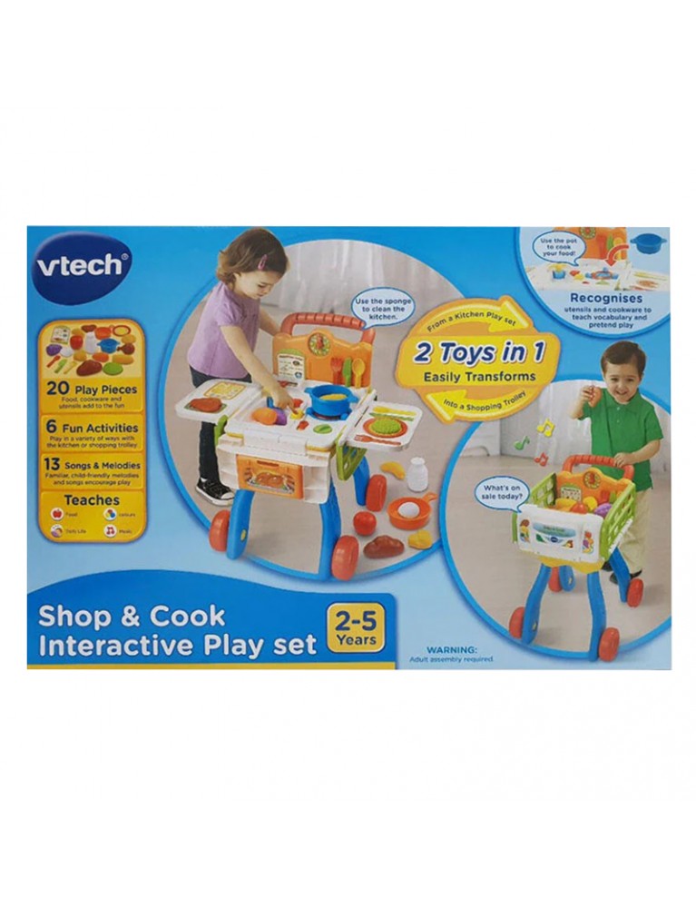 Vtech Shop & Cook Interactive Play set 二合一購物及廚房組合 Vtech Shop & Cook Interactive Play set 二合一購物及廚房組合