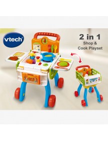 Vtech Shop & Cook Interactive Play set 二合一購物及廚房組合