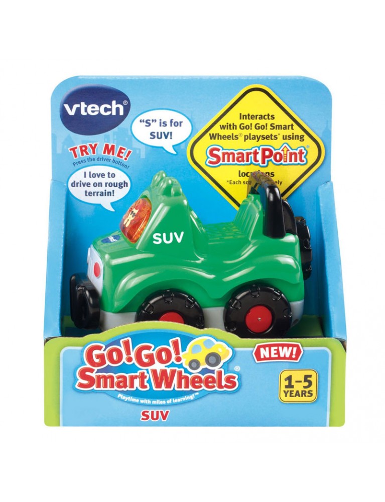 VTECH GO! GO! SMART WHEELS - SUV 互動學習車系列 - 聲光吉普車 VTECH GO! GO! SMART WHEELS - SUV 互動學習車系列 - 聲光吉普車
