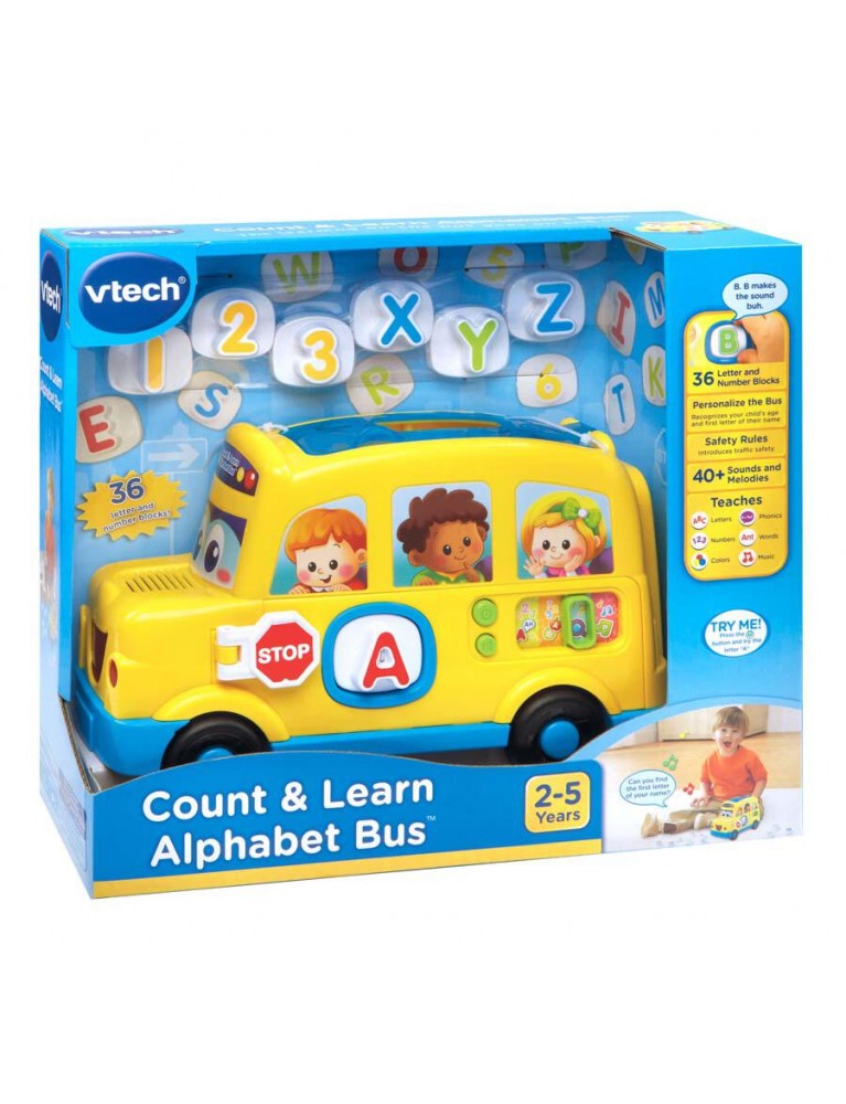 VTECH COUNT & LEARN ALPHABET BUS 迷你字母小巴 VTECH COUNT & LEARN ALPHABET BUS 迷你字母小巴