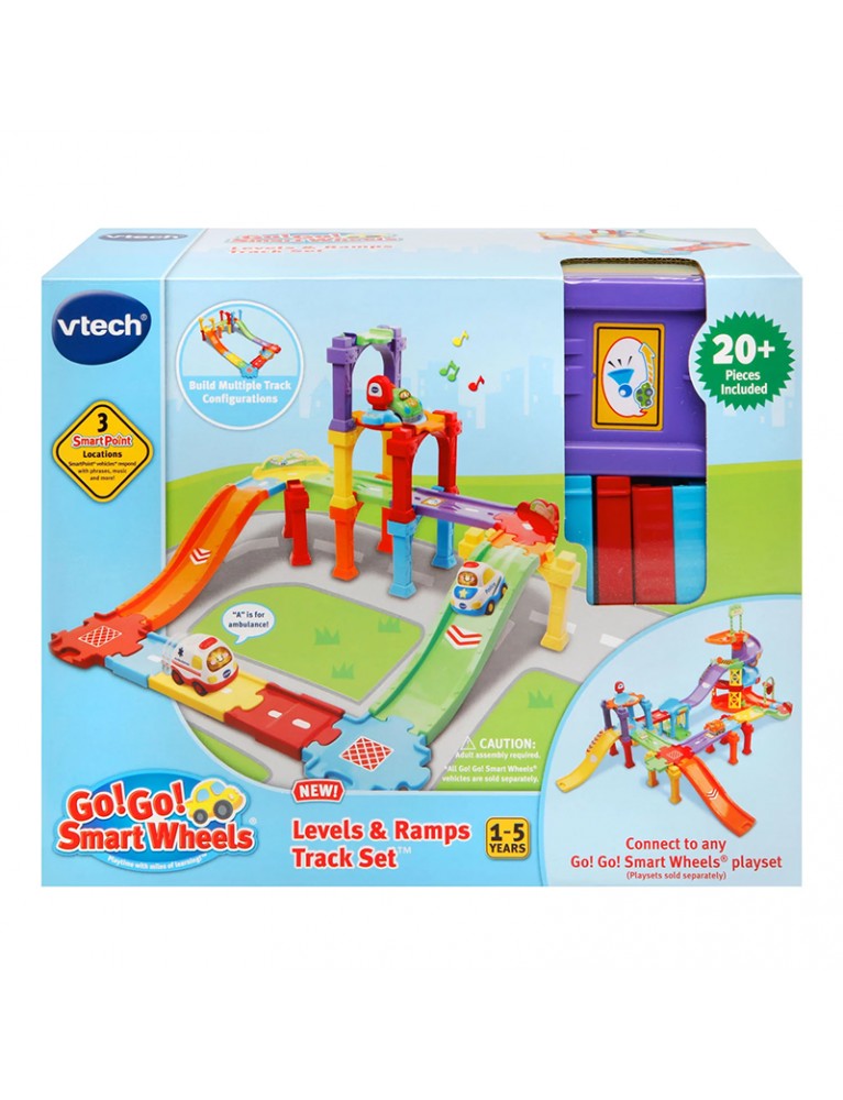 VTECH GO! GO! SMART WHEELS - LEVELS & RAMPS TRACK SET 互動學習車系列 - 水平和坡道軌道套裝 VTECH GO! GO! SMART WHEELS - LEVELS & RAMPS TRACK SET 互動學習車系列 - 水平和坡道軌道套裝