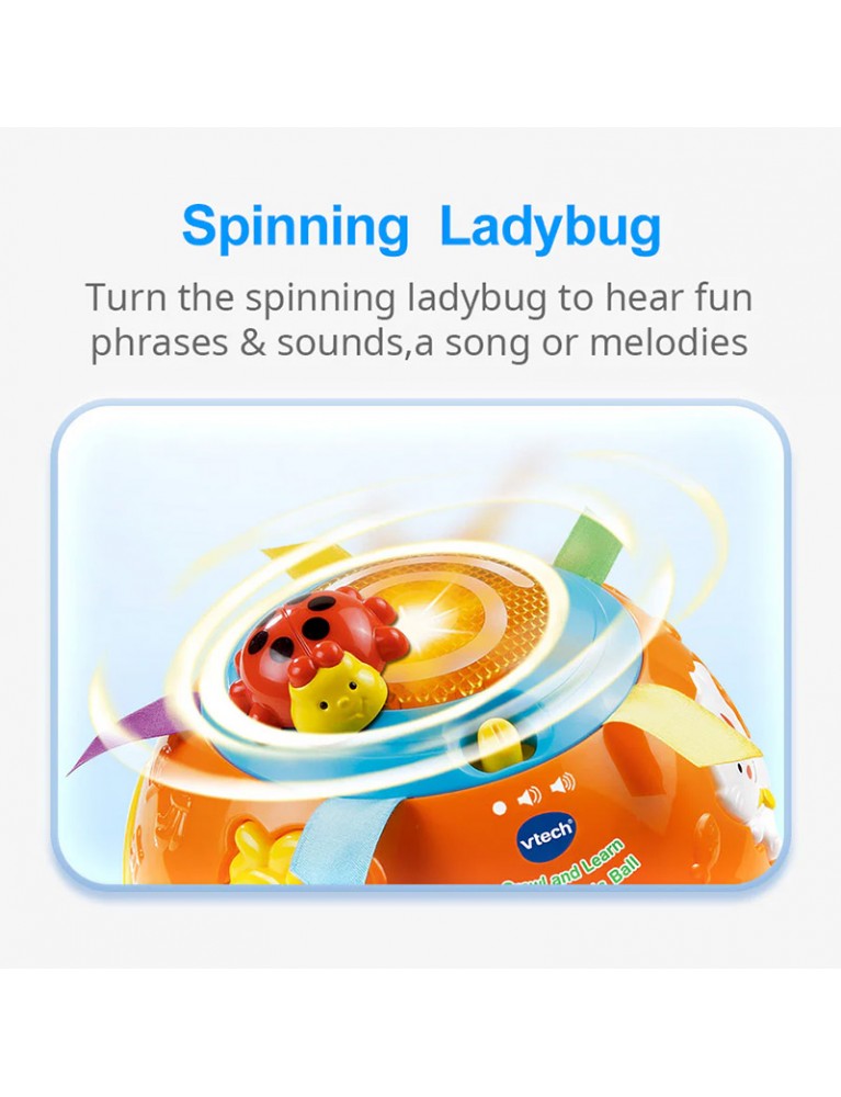 VTECH CRAWL AND LEARN BRIGHT LIGHTS BALL 學爬轉轉球 VTECH CRAWL AND LEARN BRIGHT LIGHTS BALL 學爬轉轉球