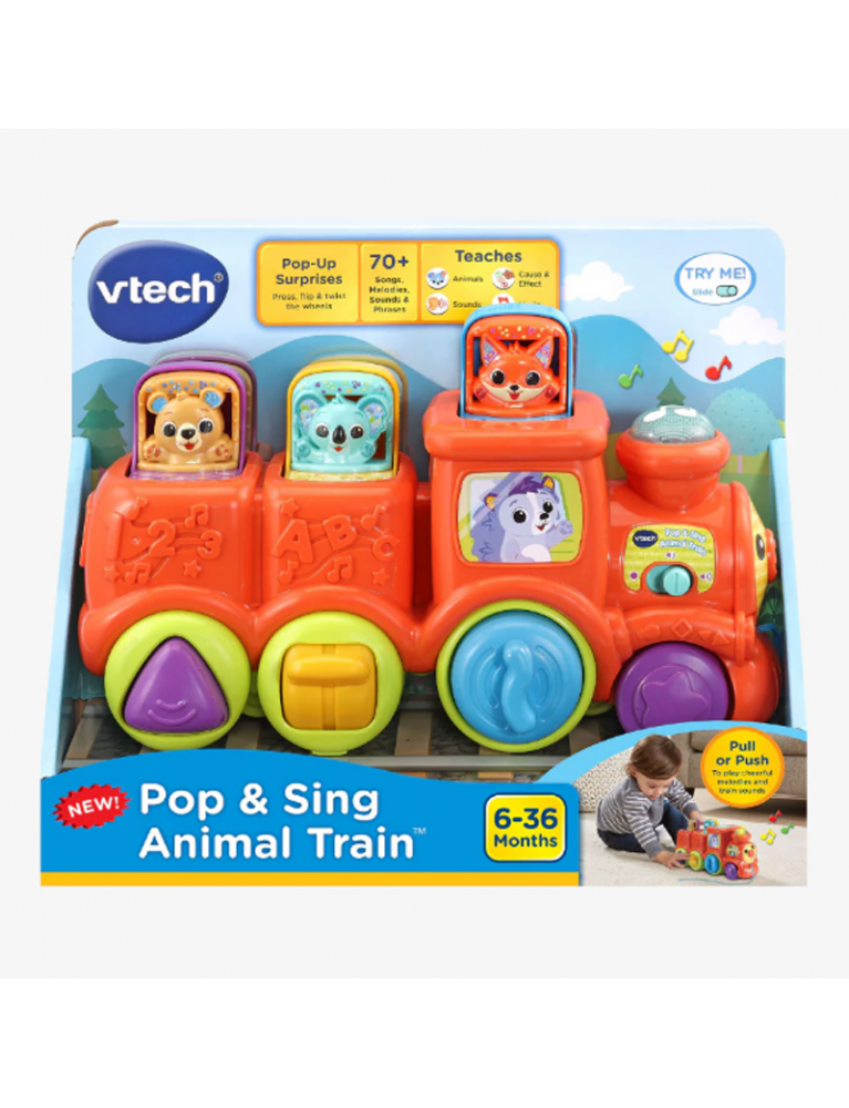VTECH POP & SING ANIMAL TRAIN 彈彈歌唱動物火車 VTECH POP & SING ANIMAL TRAIN 彈彈歌唱動物火車