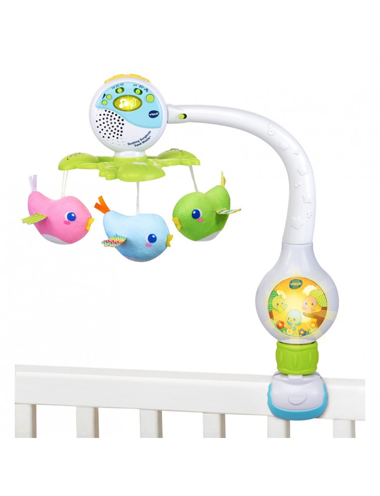 VTECH SOOTHING SONGBIRDS TRAVEL MOBILE 3合1聲光音樂床鈴