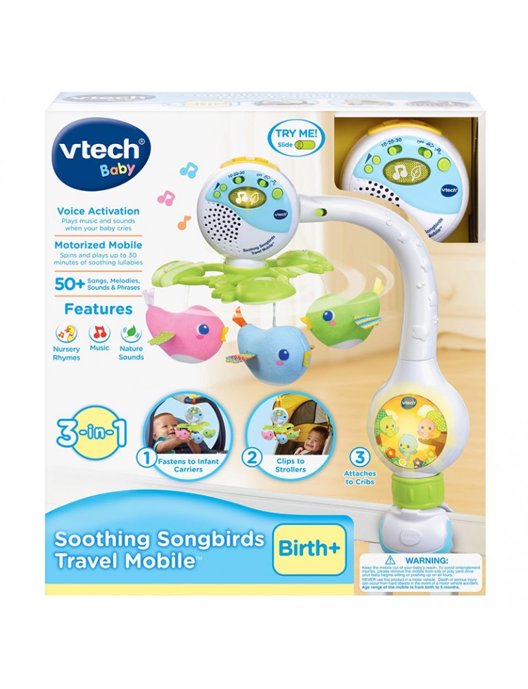VTECH SOOTHING SONGBIRDS TRAVEL MOBILE 3合1聲光音樂床鈴 VTECH SOOTHING SONGBIRDS TRAVEL MOBILE 3合1聲光音樂床鈴