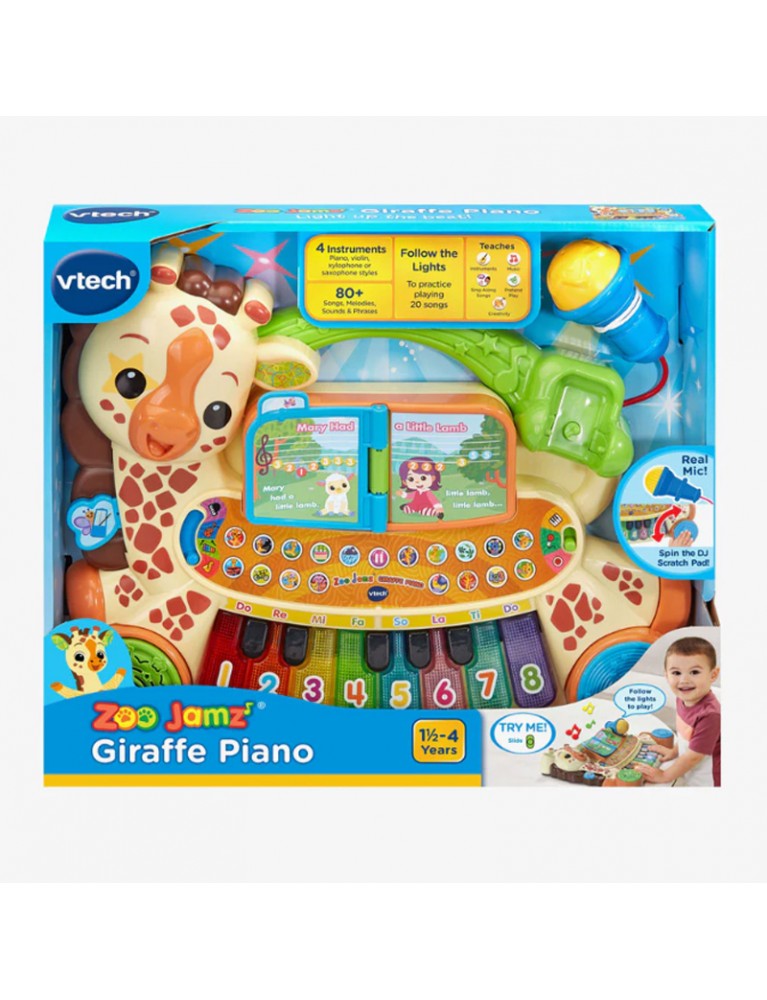 VTECH ZOO JAMZ GIRAFFE PIANO 長頸鹿JAMZ歌電動琴 VTECH ZOO JAMZ GIRAFFE PIANO 長頸鹿JAMZ歌電動琴