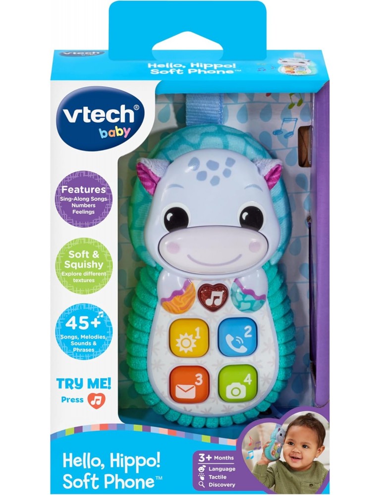 VTECH HELLO, HIPPO! SOFT PHONE 小河馬電話 VTECH HELLO, HIPPO! SOFT PHONE 小河馬電話