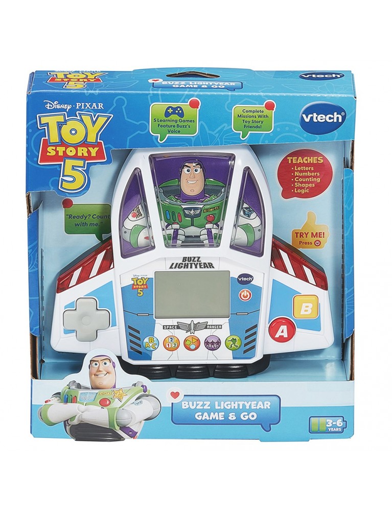 VTECH DISNEY PIXAR TOY STORY 5 - BUZZ LIGHTYEAR GAME & GO 偉易達 反斗奇兵5 – 巴斯光年學習遊戲機 VTECH DISNEY PIXAR TOY STORY 5 - BUZZ LIGHTYEAR GAME & GO 偉易達 反斗奇兵5 – 巴斯光年學習遊戲機