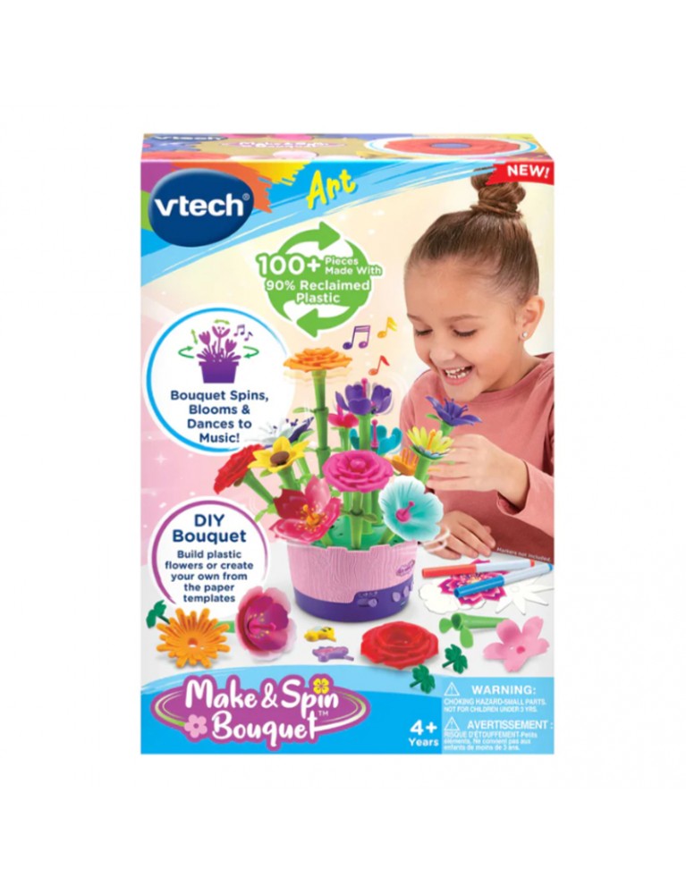 VTECH BOUQUET MAKE AND SPIN DIY 花盆積木套裝 VTECH BOUQUET MAKE AND SPIN DIY 花盆積木套裝